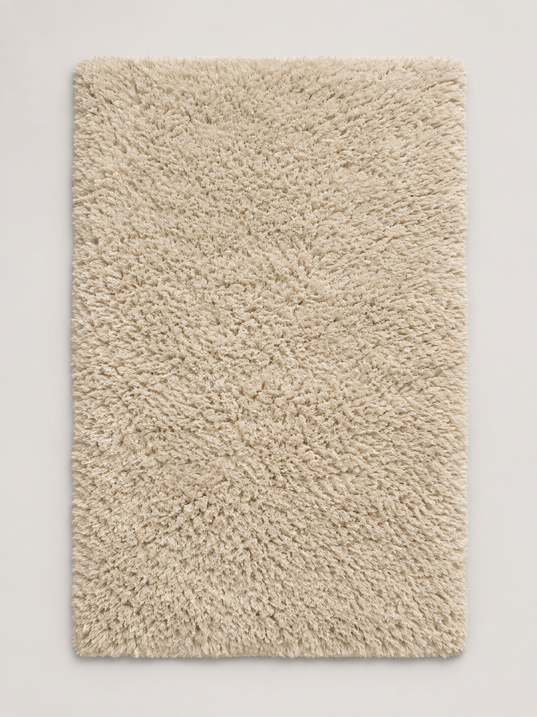 Alfombra de Pelo Largo Beige - MADRITERA