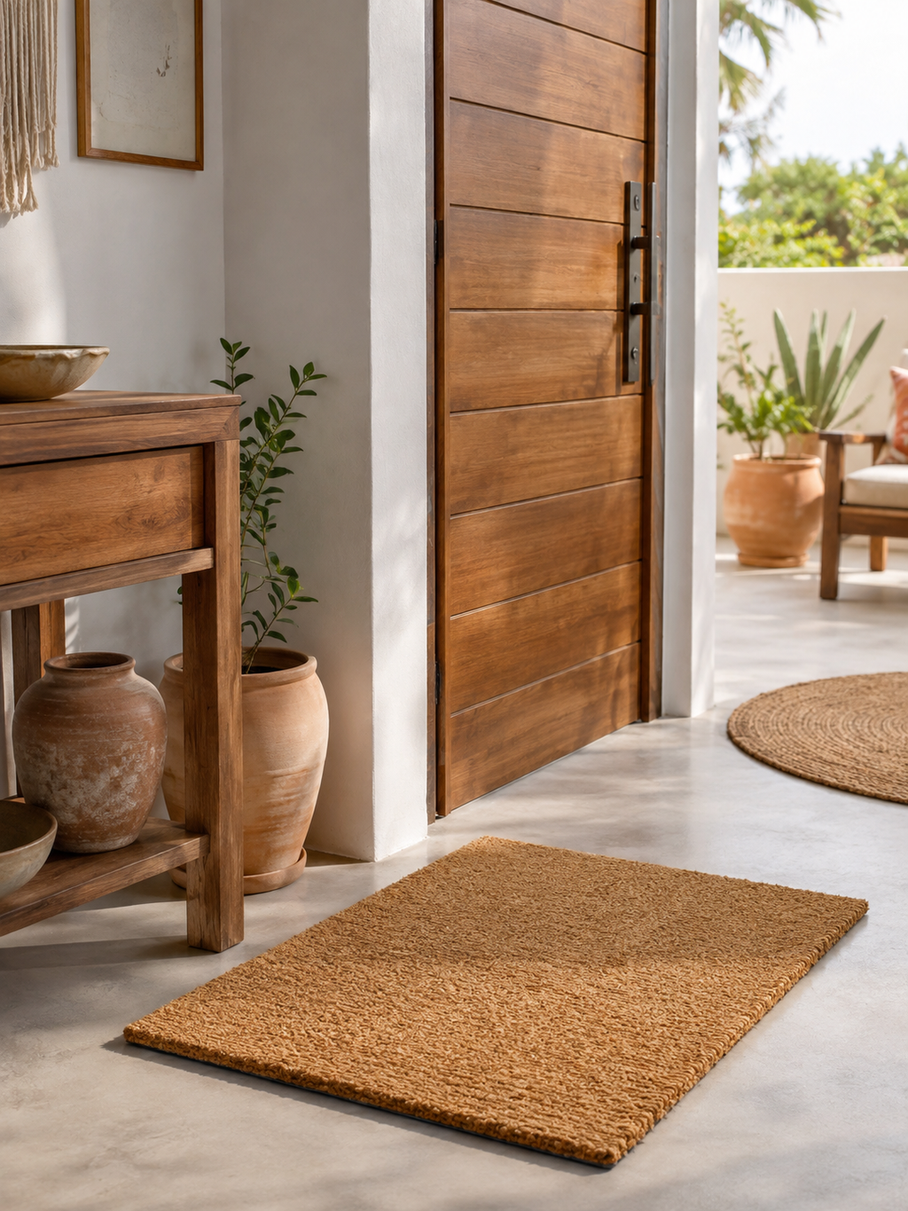 Felpudo de Coco Natural en ambiente - MADRITERA
