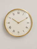 Reloj de Pared Números Romanos Dorado - MADRITERA