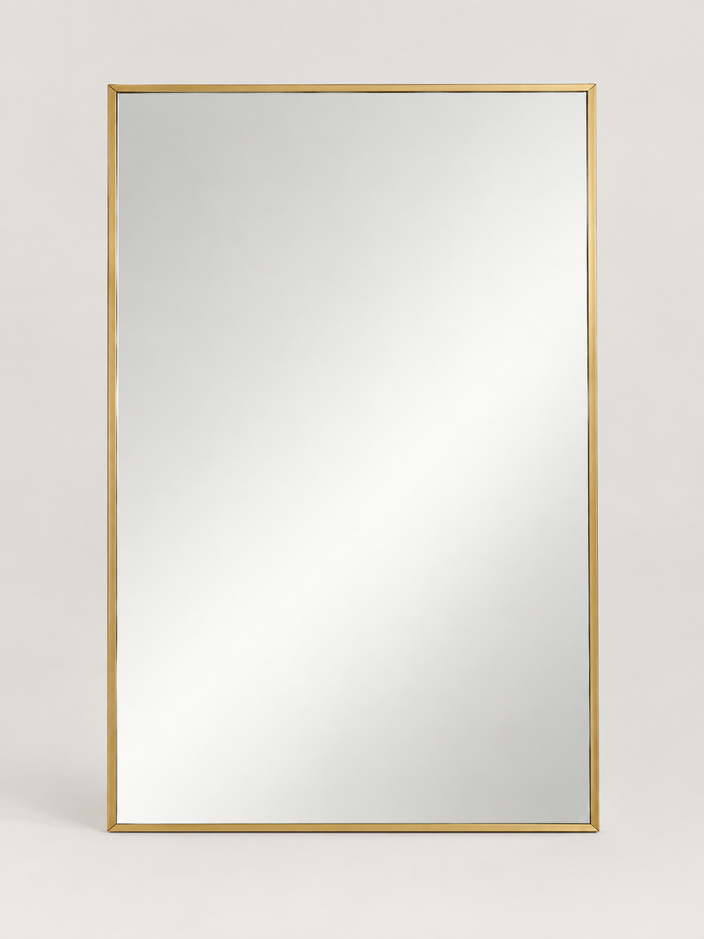 Espejo de Pared Rectangular Dorado - MADRITERA