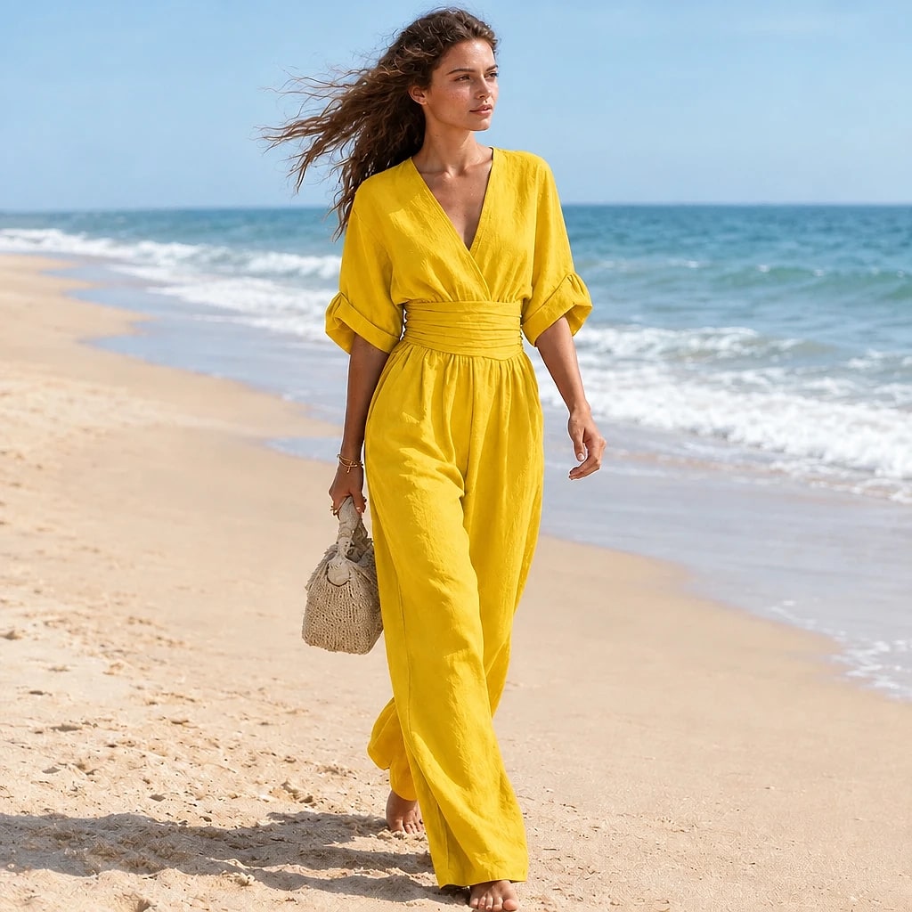 Flavia – Mono Mujer Escote en V
