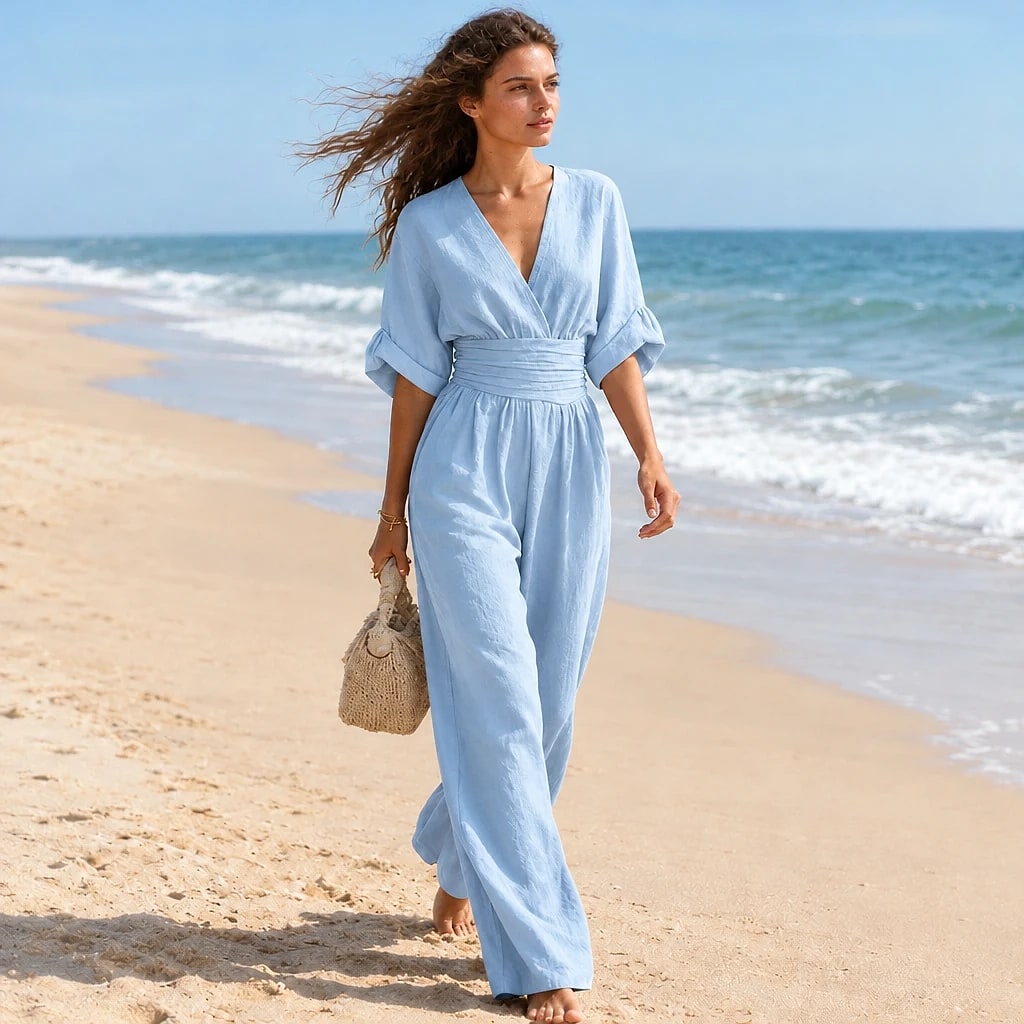 Flavia – Mono Mujer Escote en V