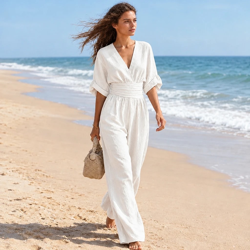 Flavia – Mono Mujer Escote en V
