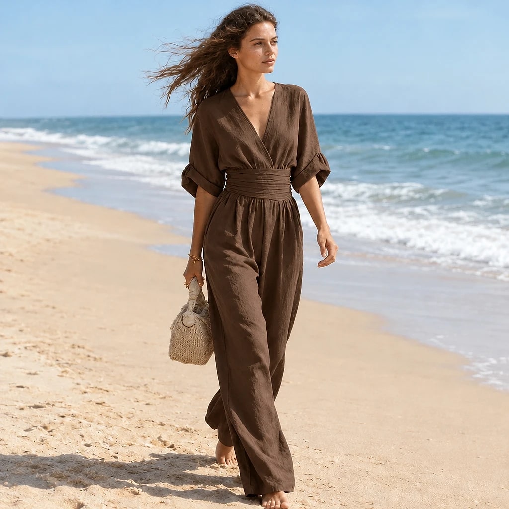 Flavia – Mono Mujer Escote en V