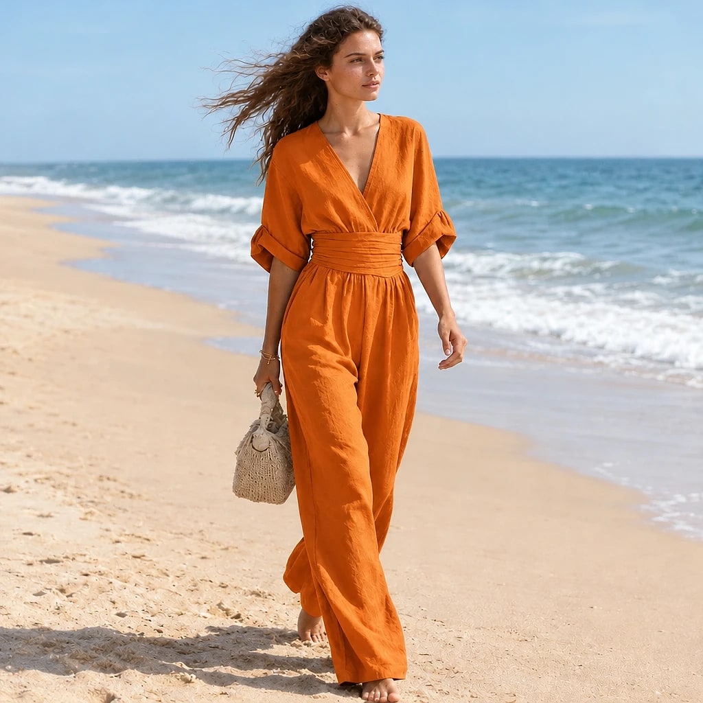 Flavia – Mono Mujer Escote en V