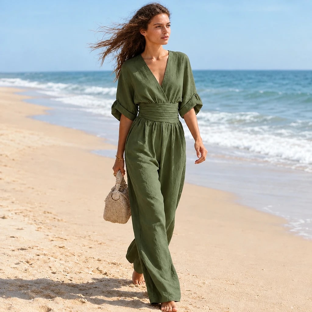 Flavia – Mono Mujer Escote en V