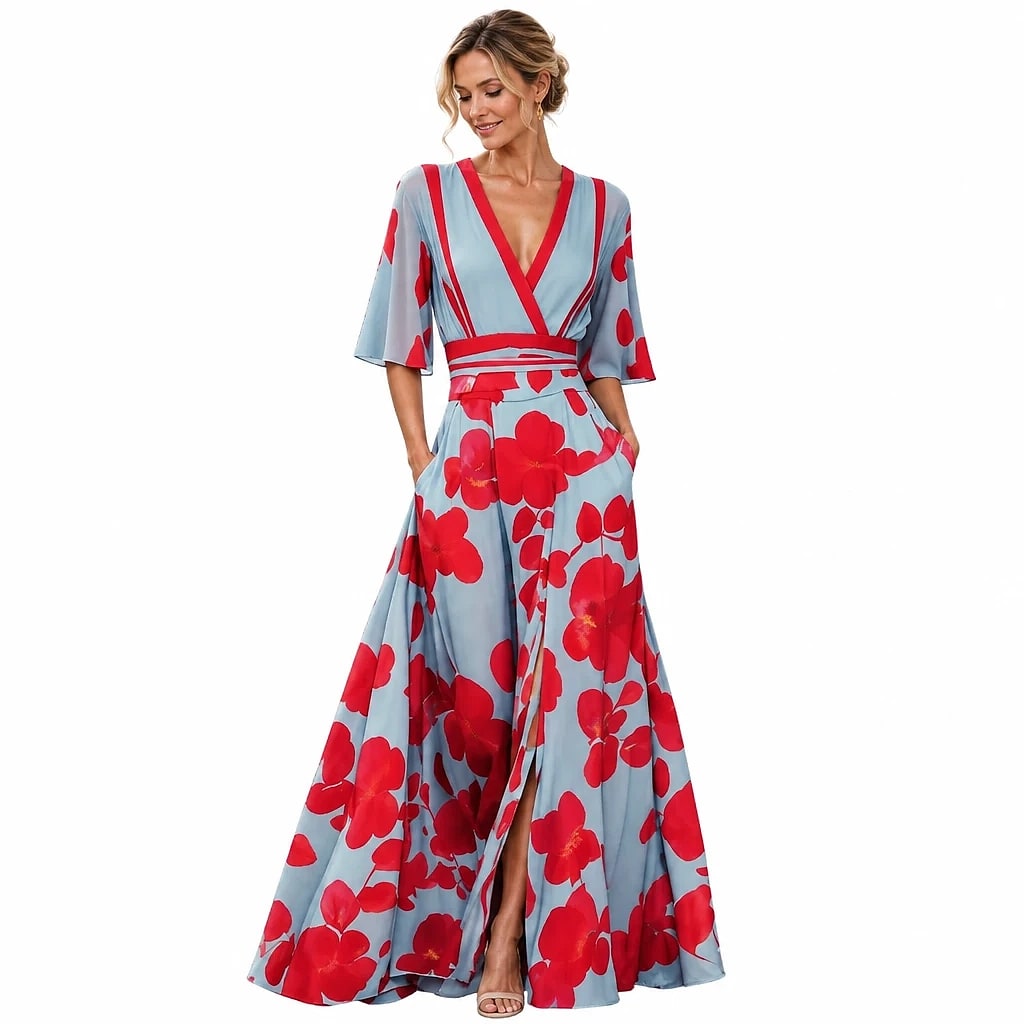 Floreva – Vestido Largo Floral