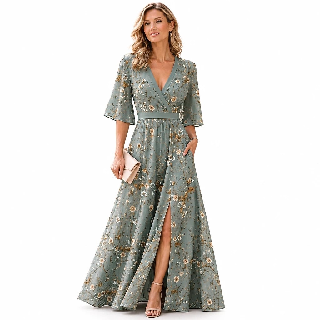 Floreva – Vestido Largo Floral