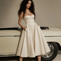 Floreva – Vestido Midi Corsé