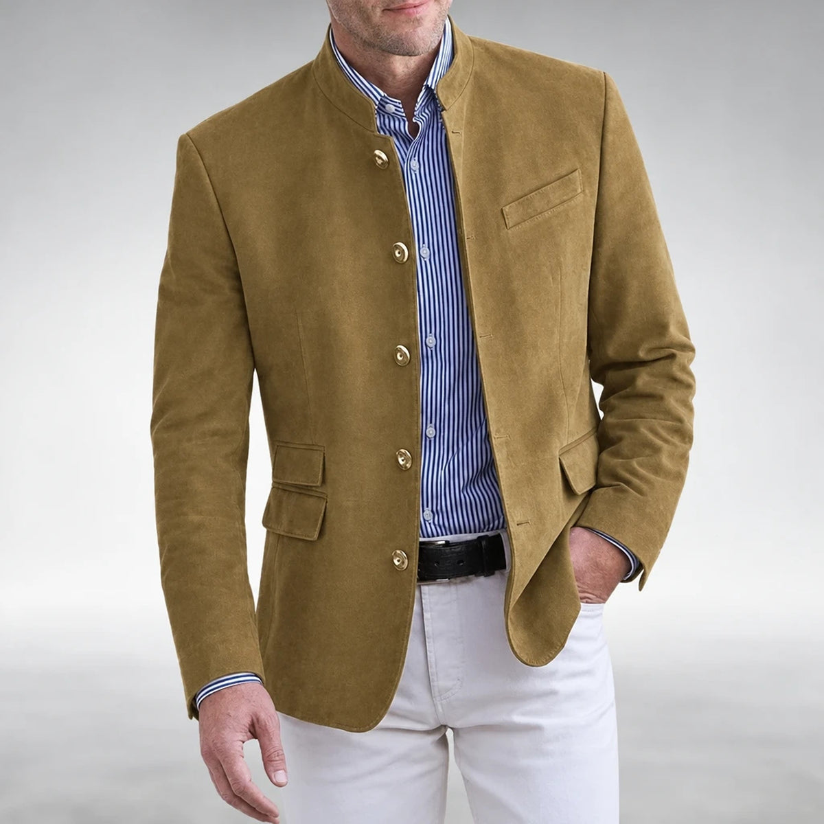 Galvaro – Chaqueta Hombre Cuello Alto