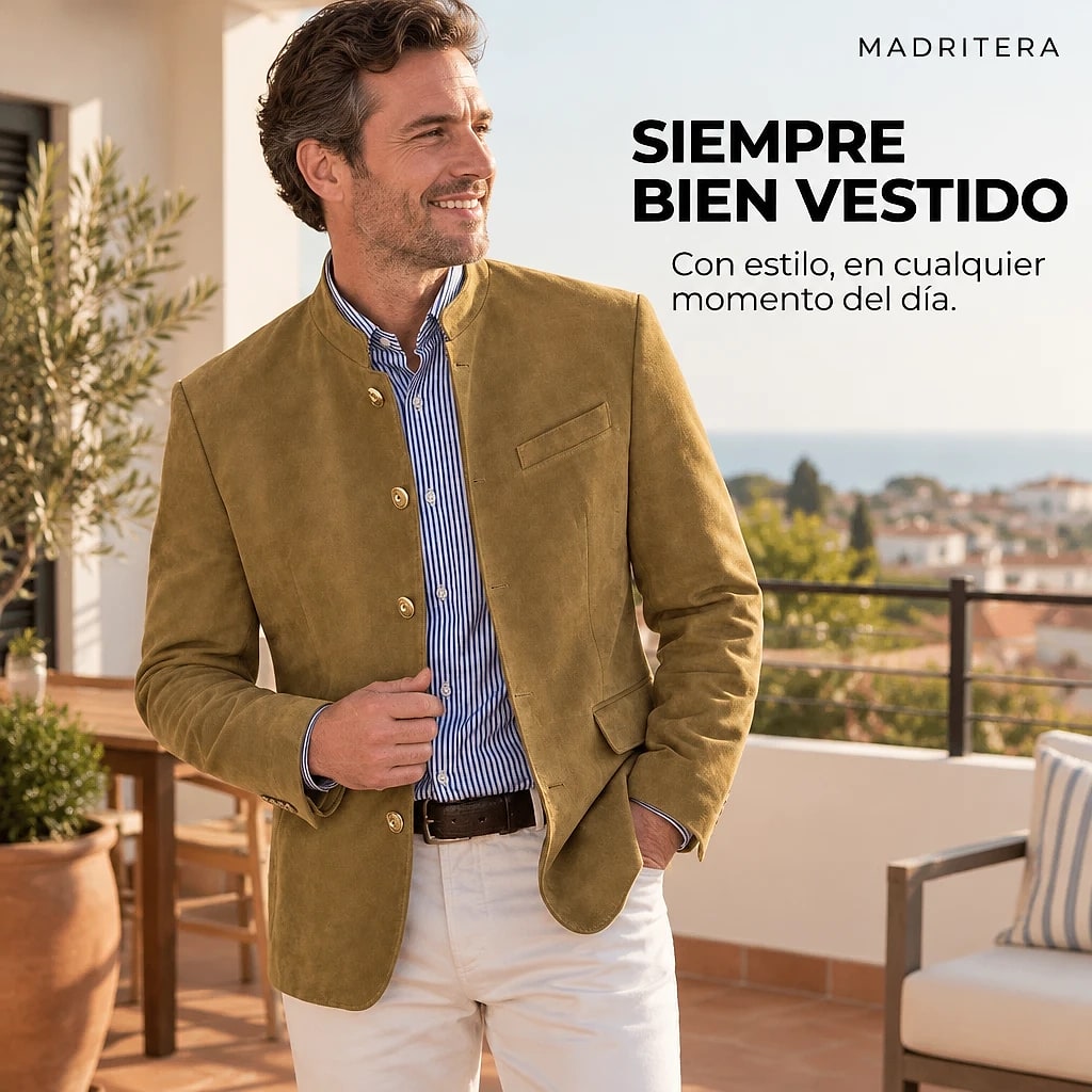 Galvaro – Chaqueta Hombre Cuello Alto