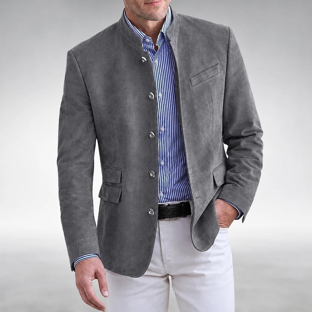 Galvaro – Chaqueta Hombre Cuello Alto