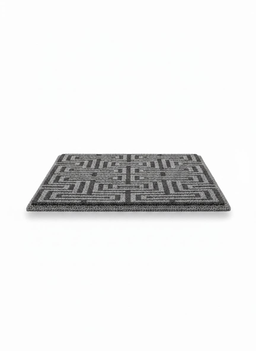 Felpudo Geométrico Gris