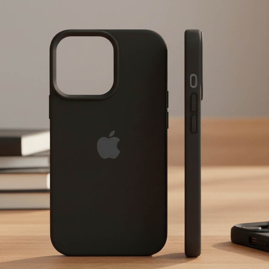 Funda iPhone de silicona magnética con tacto suave y perfil fino