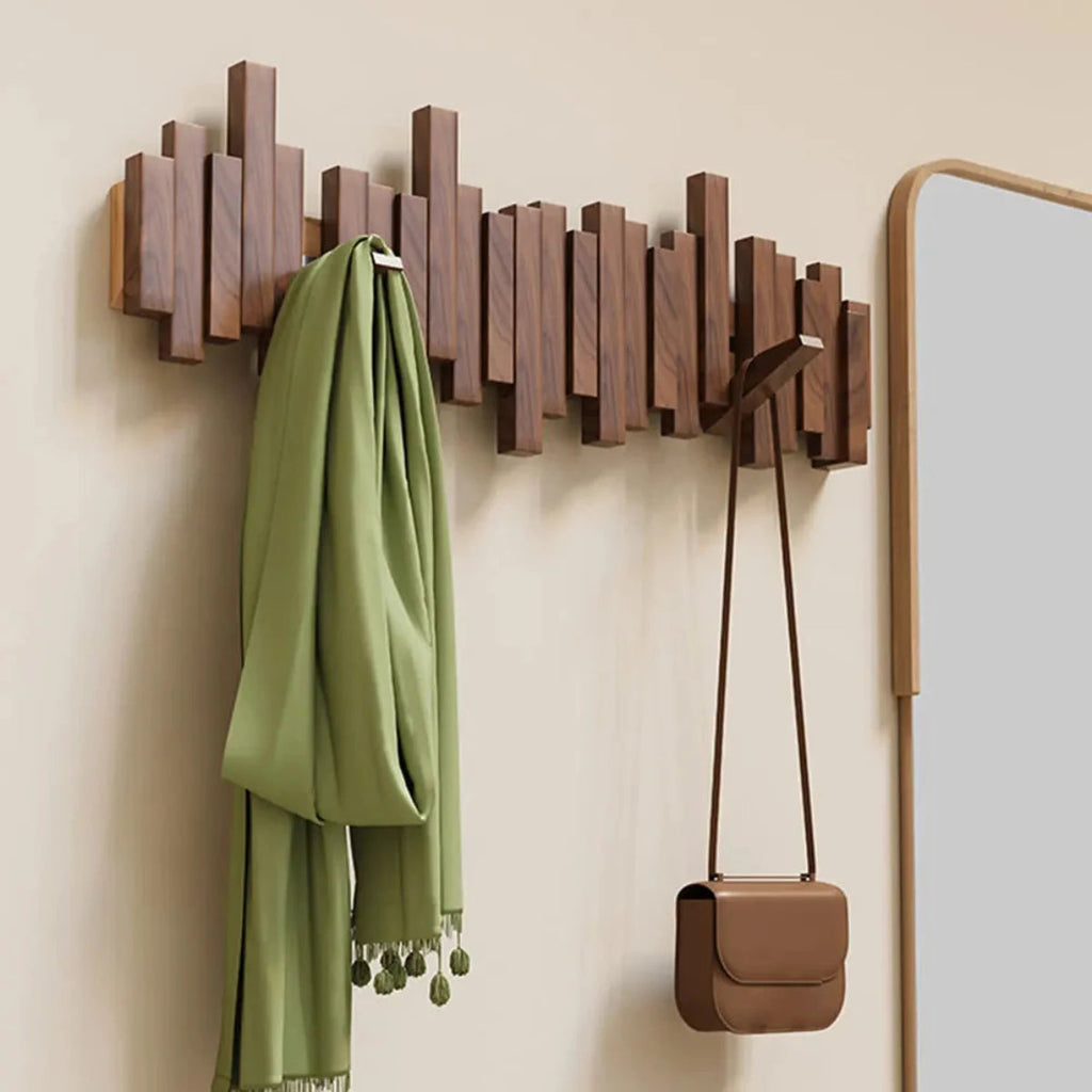 Perchero de pared Piano de madera - Chaquetas y abrigos