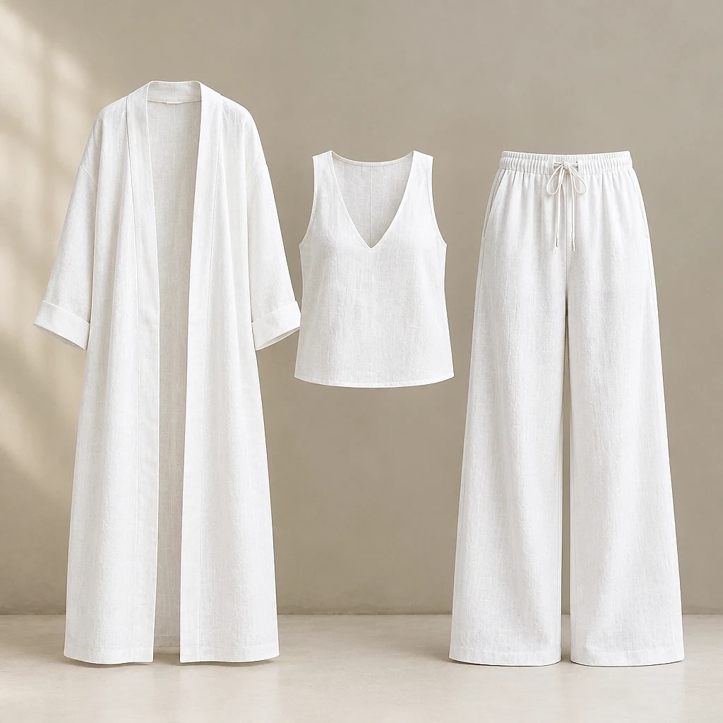 Linvara – Conjunto Lino Tres Piezas