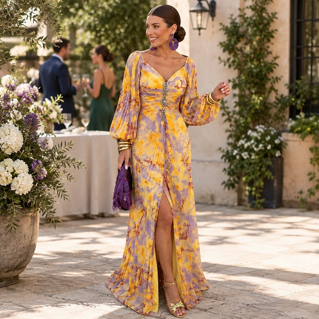 Lorela – Vestido Largo Floral