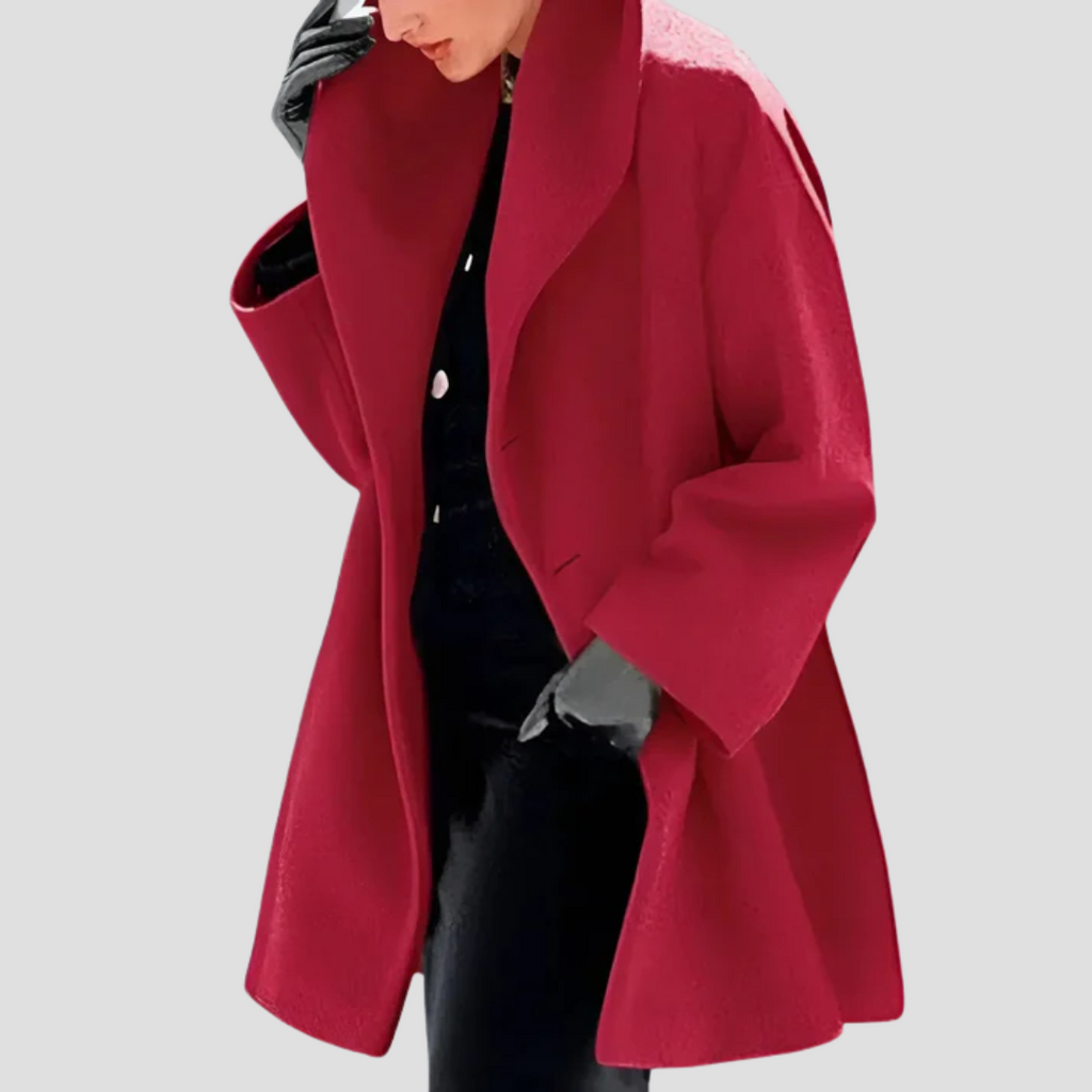 Abrigo con capucha - Caliente y elegante para invierno