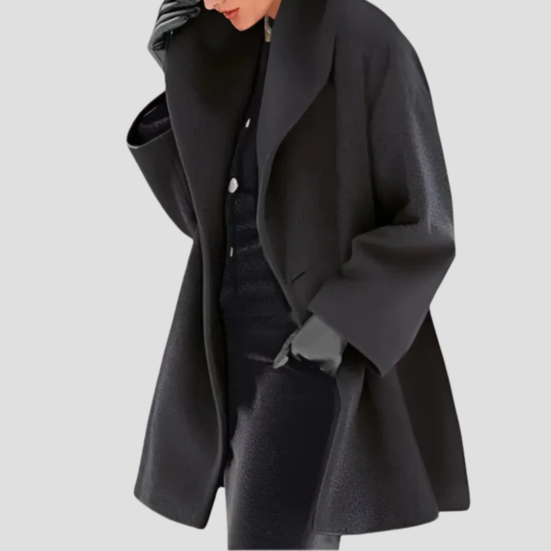 Abrigo con capucha - Caliente y elegante para invierno