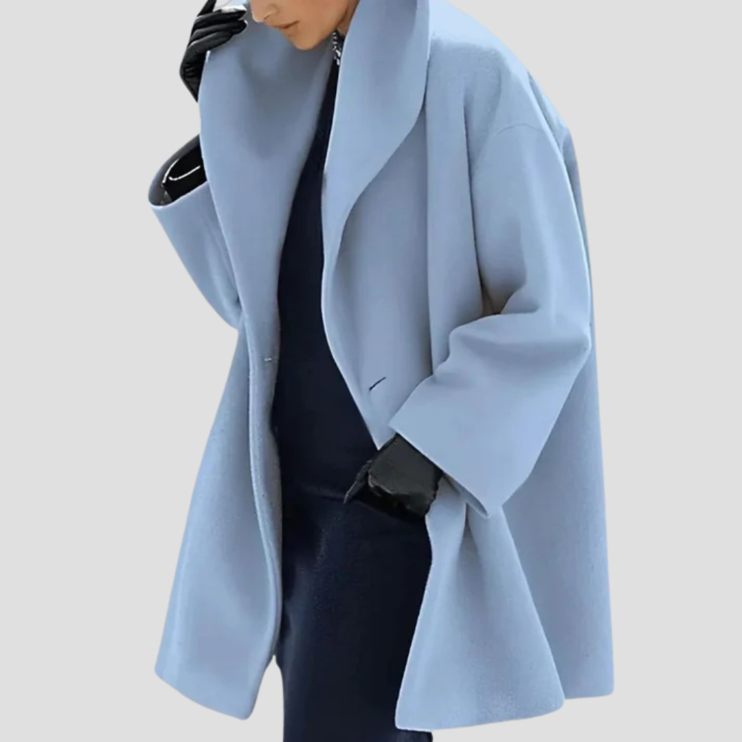 Abrigo con capucha - Caliente y elegante para invierno