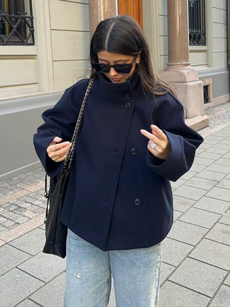 Abrigo Mujer Doble Abotonadura - Chic y Confort