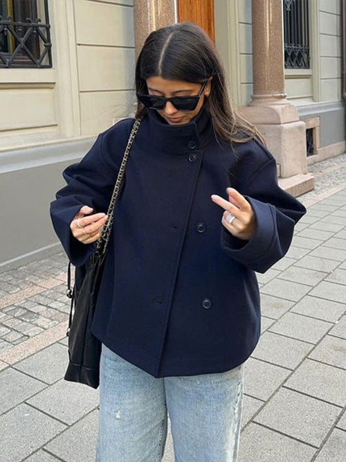 Abrigo Mujer Doble Abotonadura - Chic y Confort