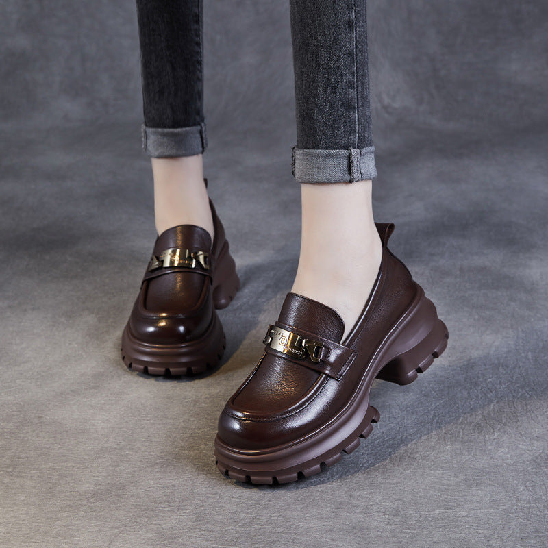 Mocasines para Mujer - Plataforma y Cadena Moderna