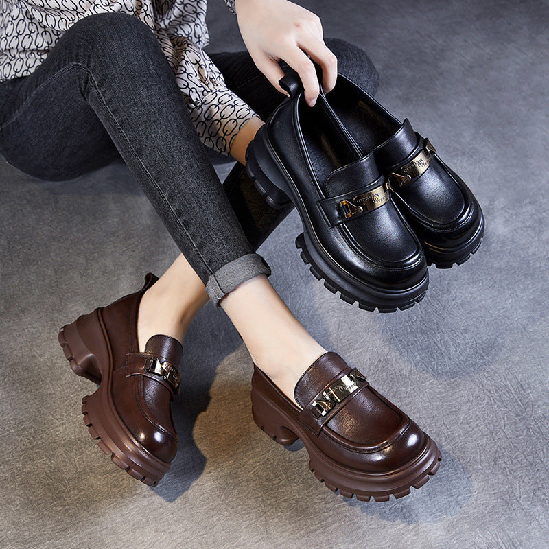 Mocasines para Mujer - Plataforma y Cadena Moderna