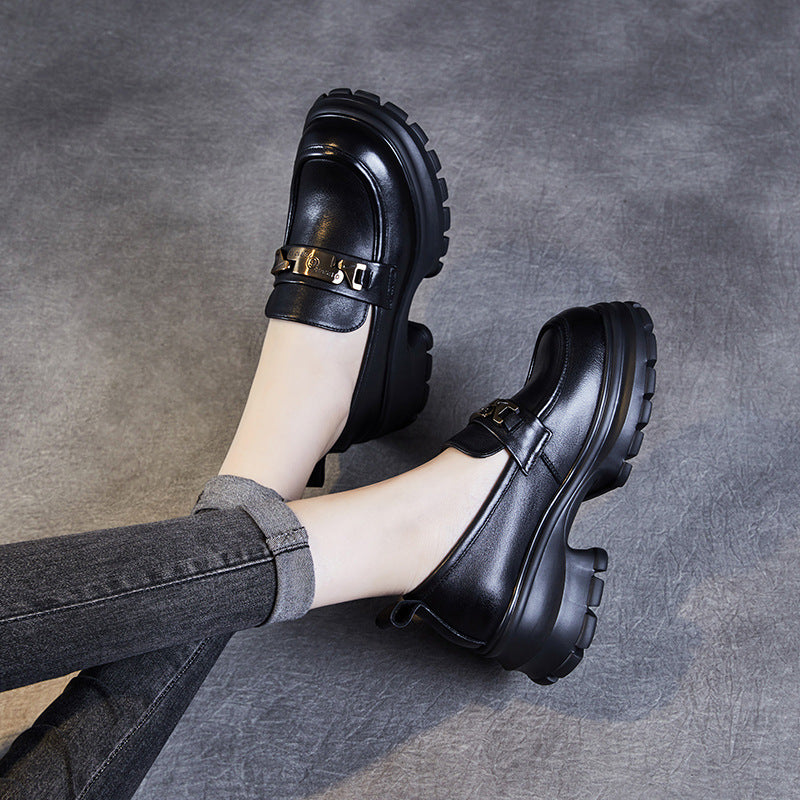 Mocasines para Mujer - Plataforma y Cadena Moderna