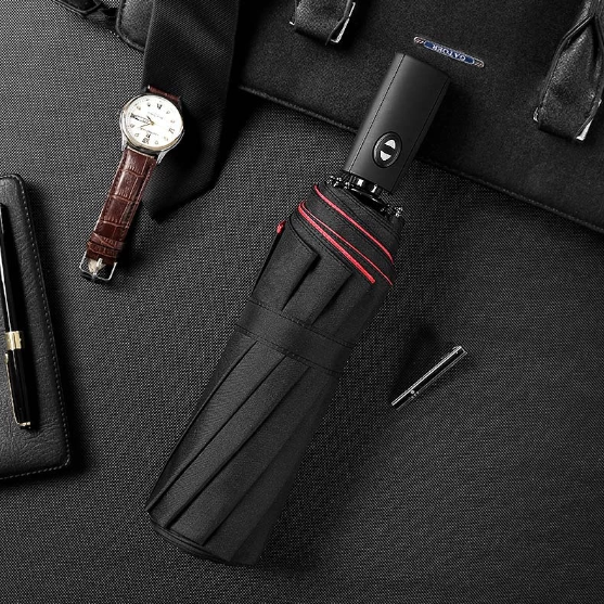 Paraguas tormenta antiviento - plegable y robusto