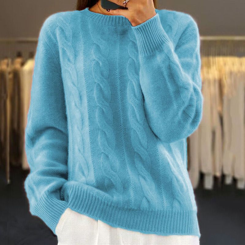Jersey trenzado - Calidez suave y chic - Invierno