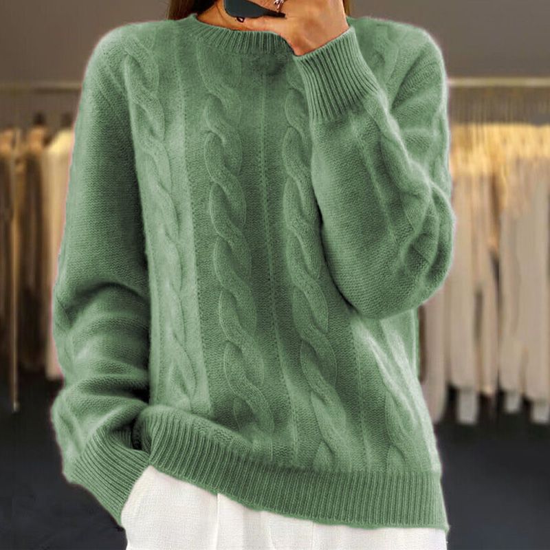 Jersey trenzado - Calidez suave y chic - Invierno