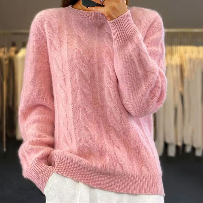 Jersey trenzado - Calidez suave y chic - Invierno