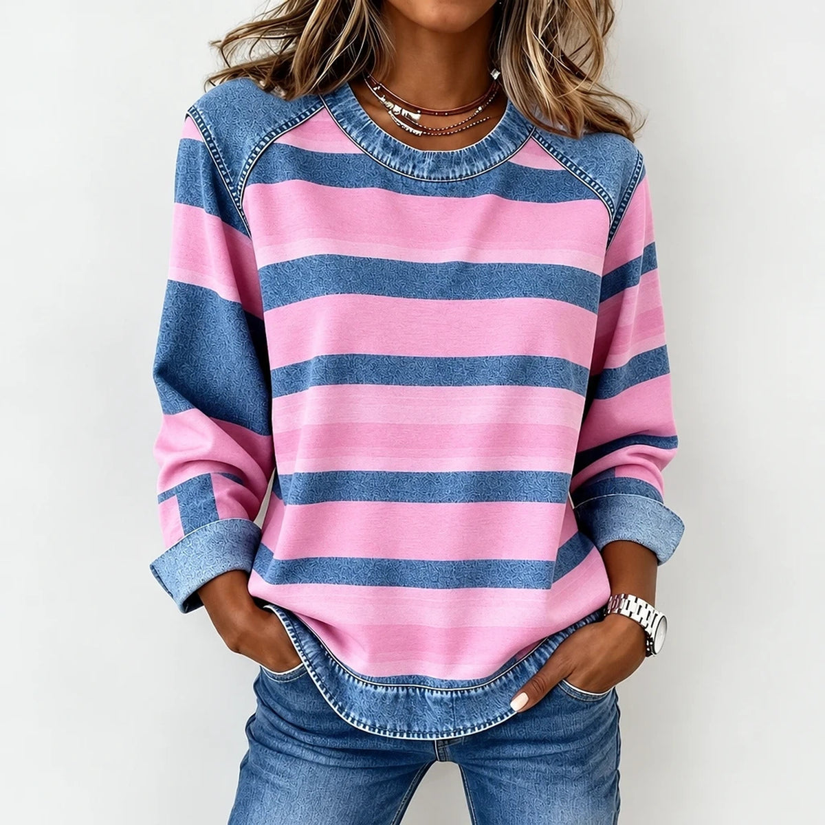 Raylena – Sudadera Mujer a Rayas