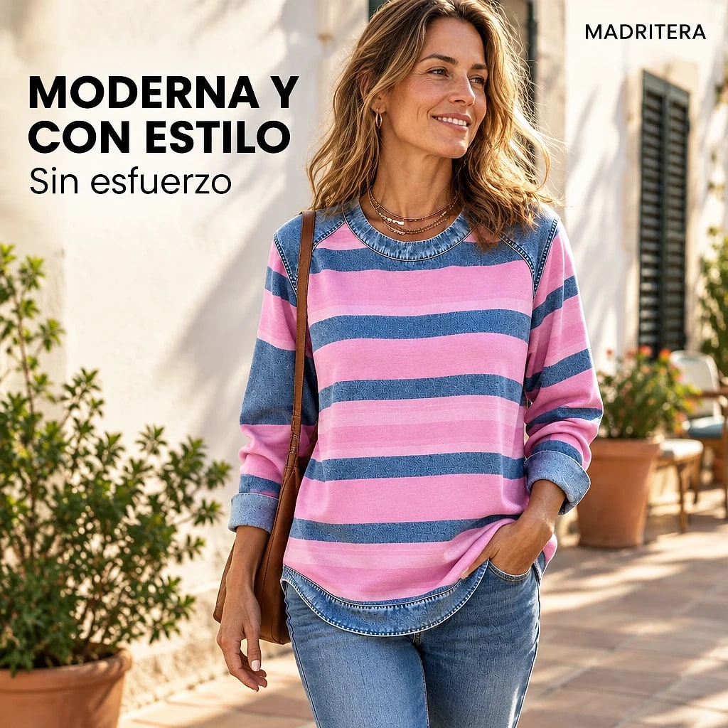 Raylena – Sudadera Mujer a Rayas