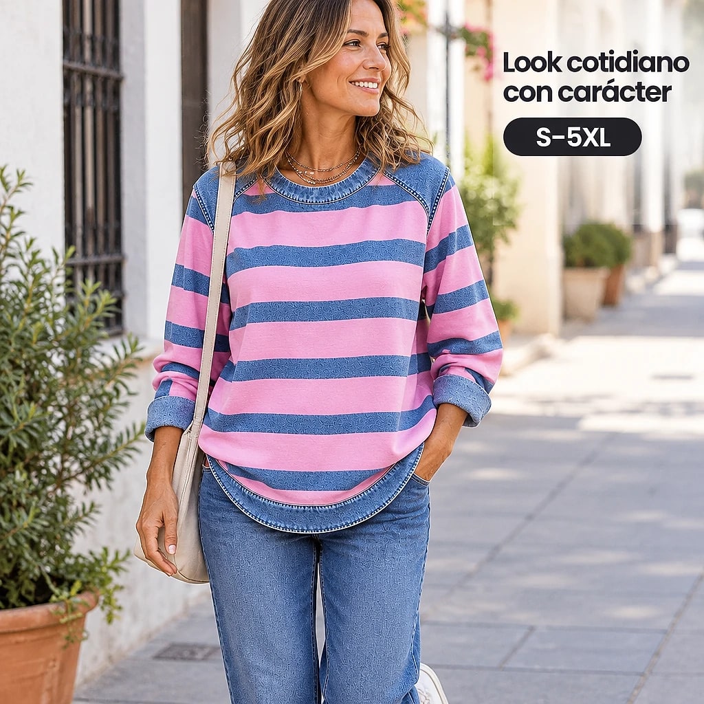 Raylena – Sudadera Mujer a Rayas