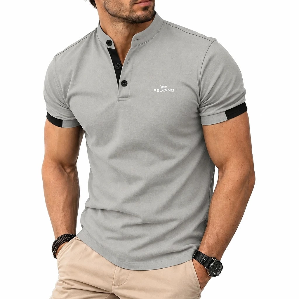 Relvano – Polo Masculino Cuello Mao
