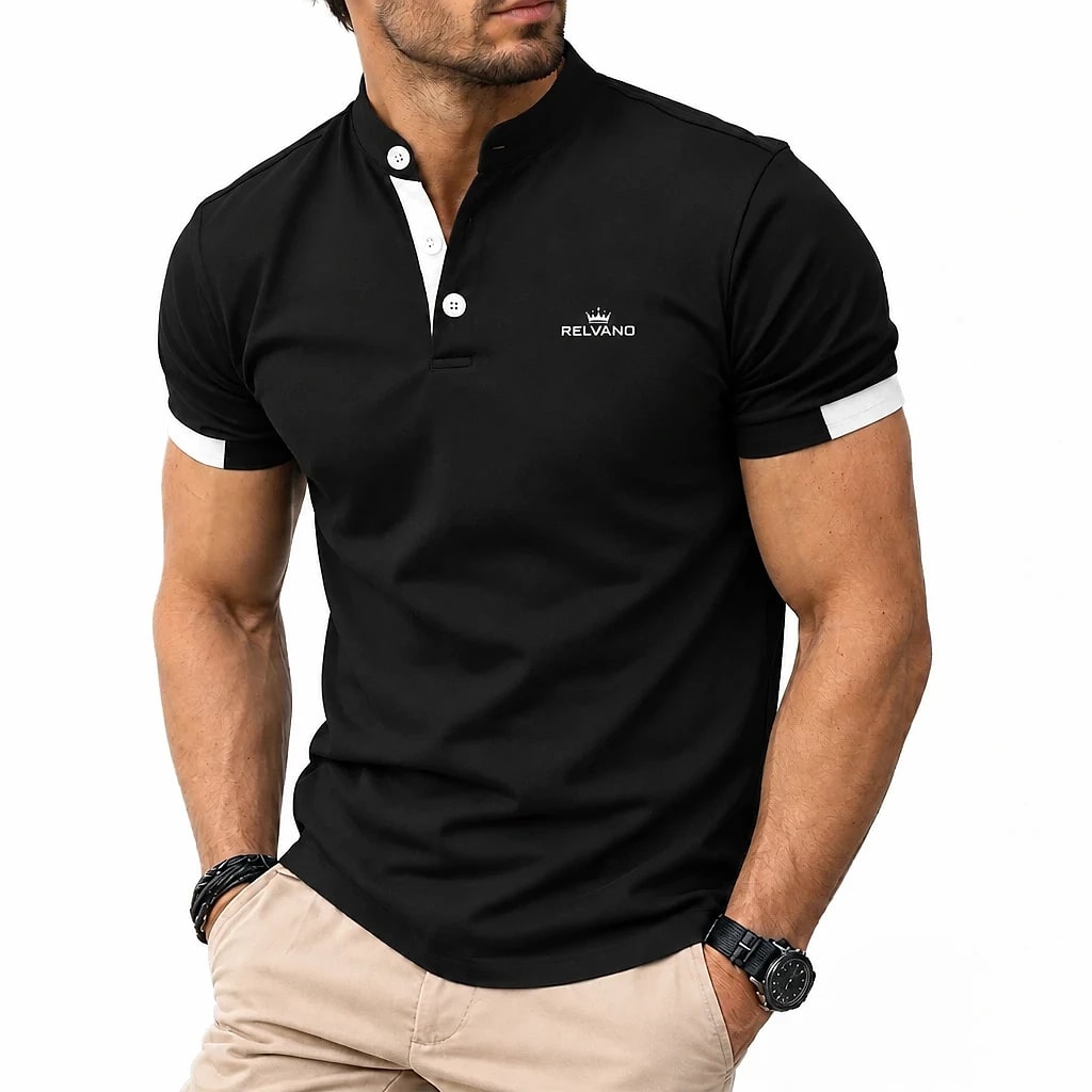 Relvano – Polo Masculino Cuello Mao