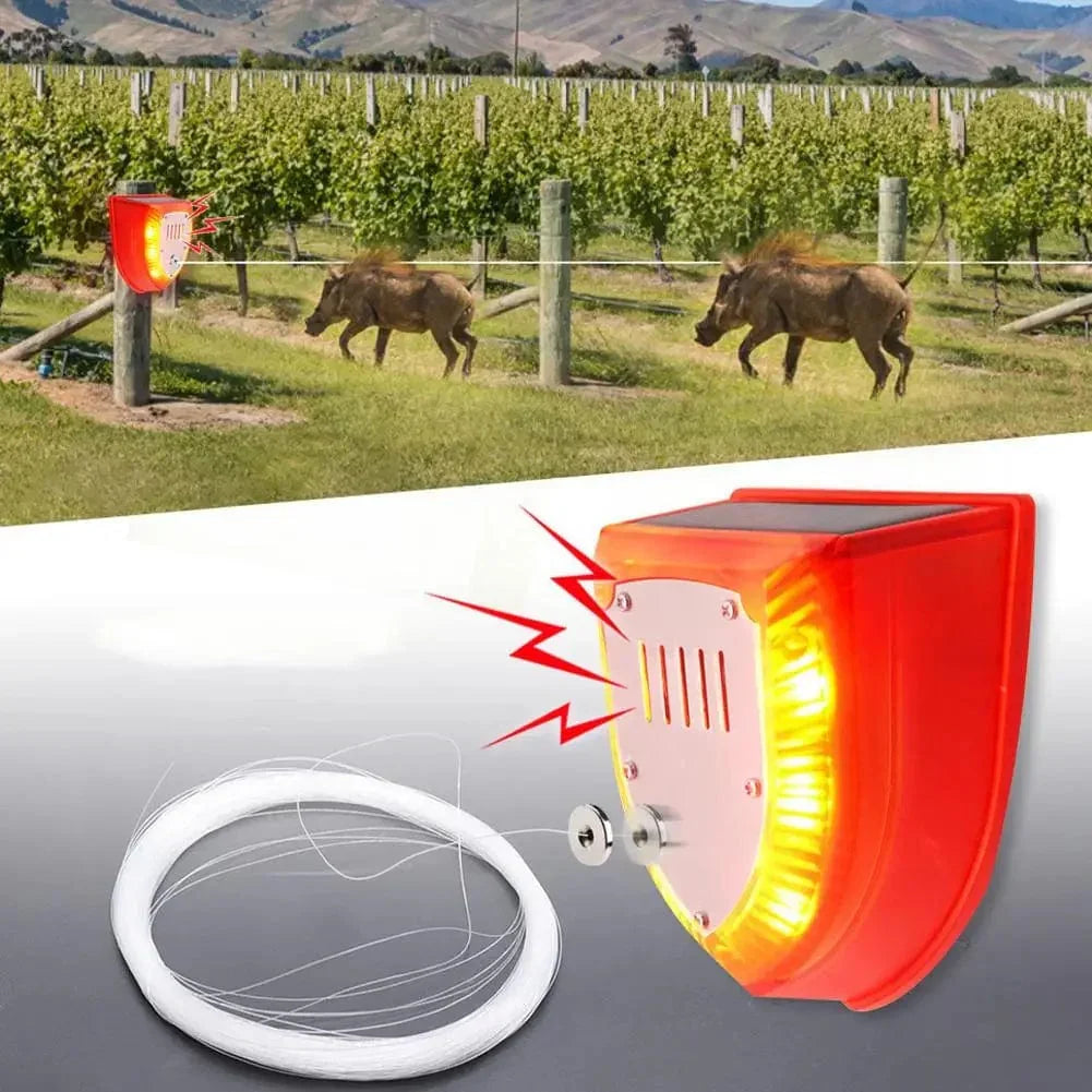 Repelente Solar para Animales - Detector de Movimiento - Seguridad Exterior