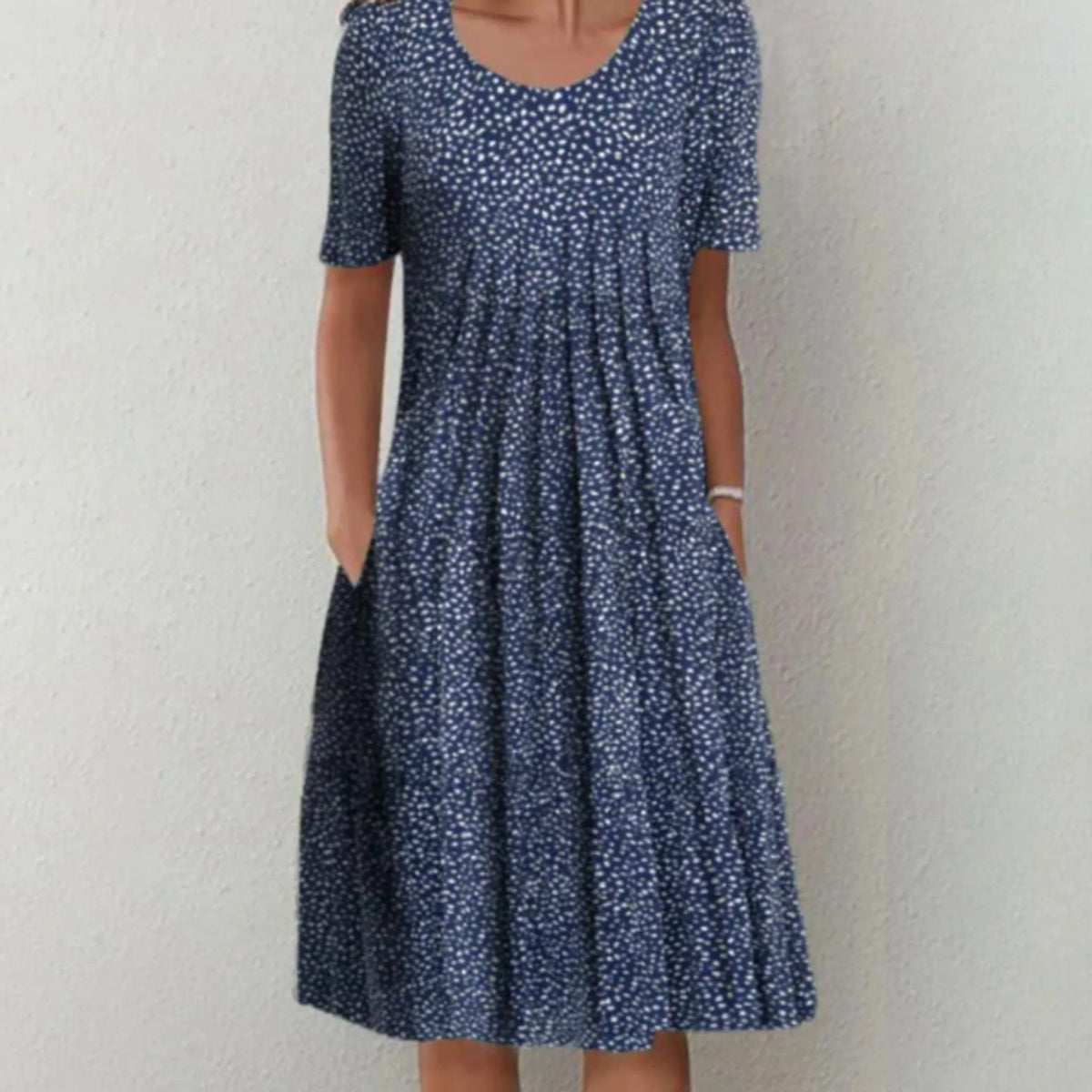 Vestido Floral de Verano Midi - Elegancia y Confort