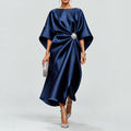 Saoriel – Vestido Midi Satinado