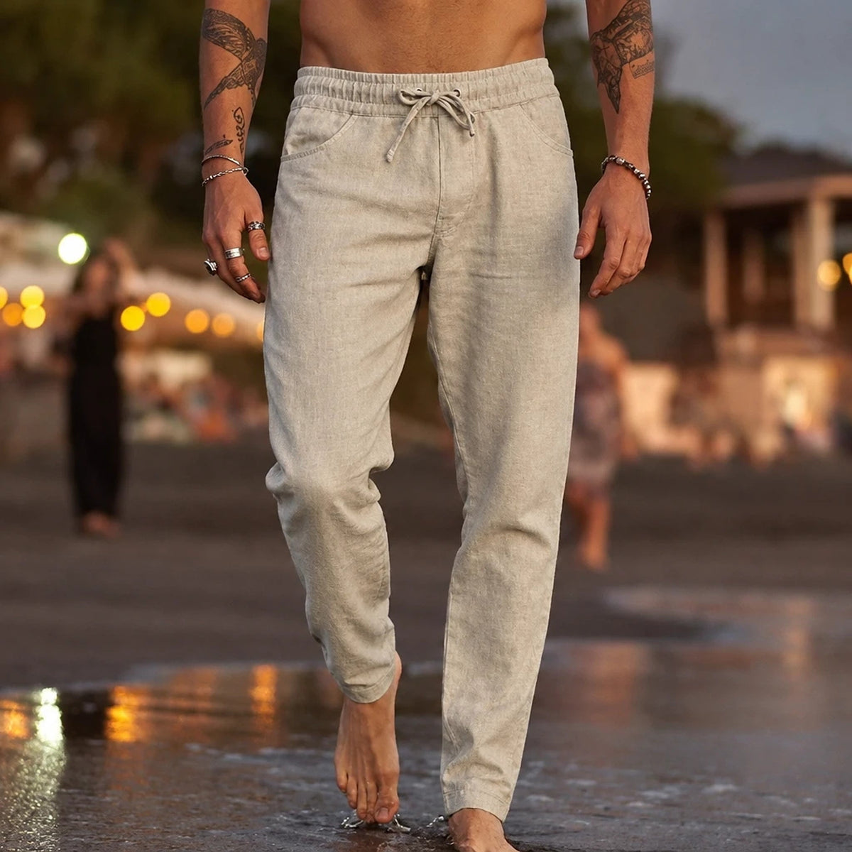 Solano – Pantalones de Lino Hombre