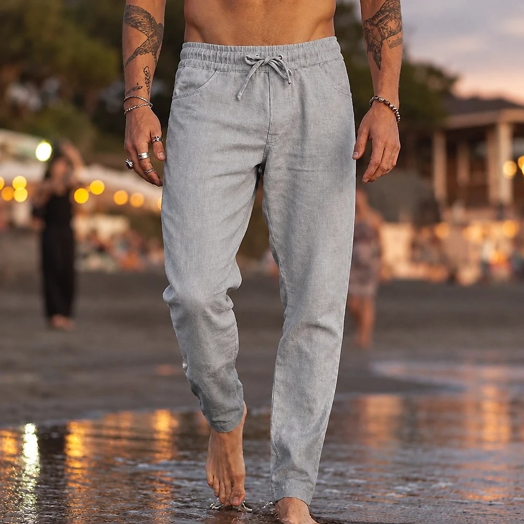 Solano – Pantalones de Lino Hombre