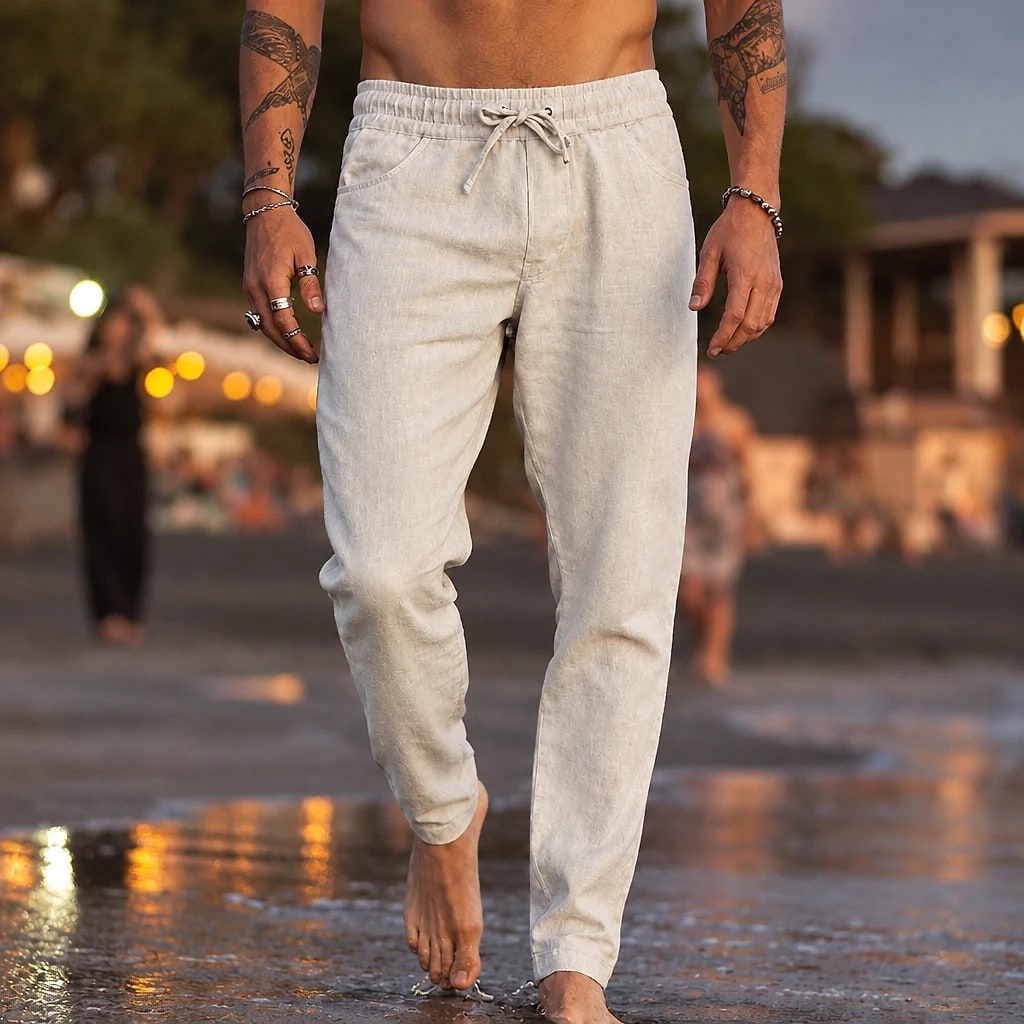 Solano – Pantalones de Lino Hombre