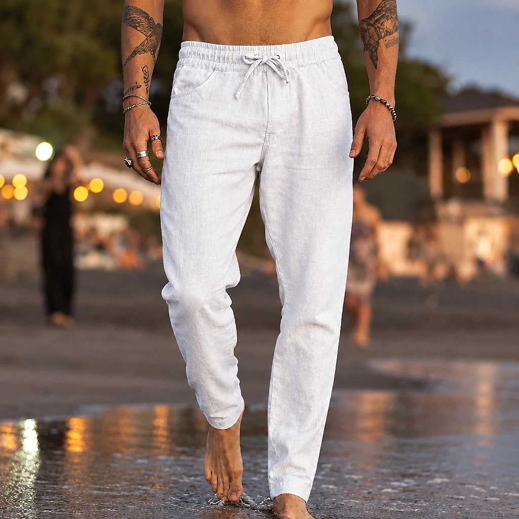 Solano – Pantalones de Lino Hombre