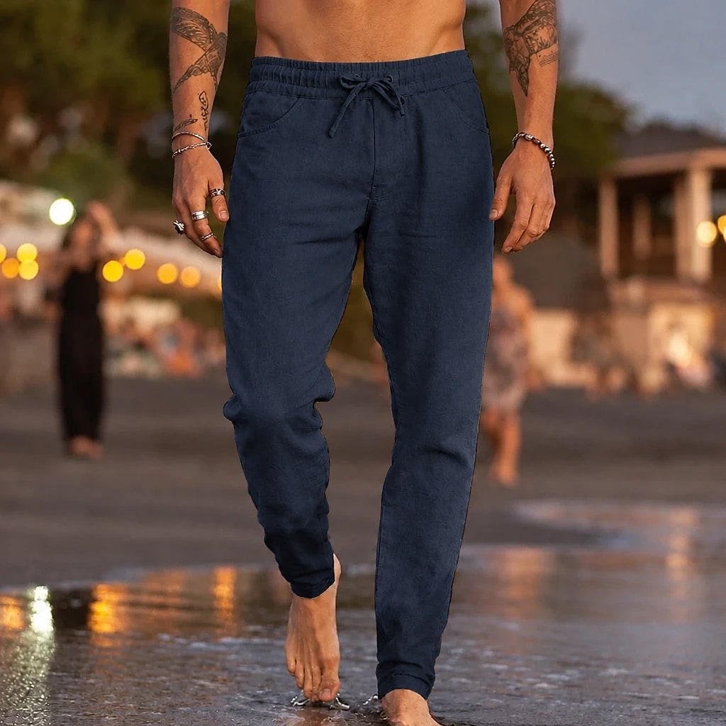 Solano – Pantalones de Lino Hombre