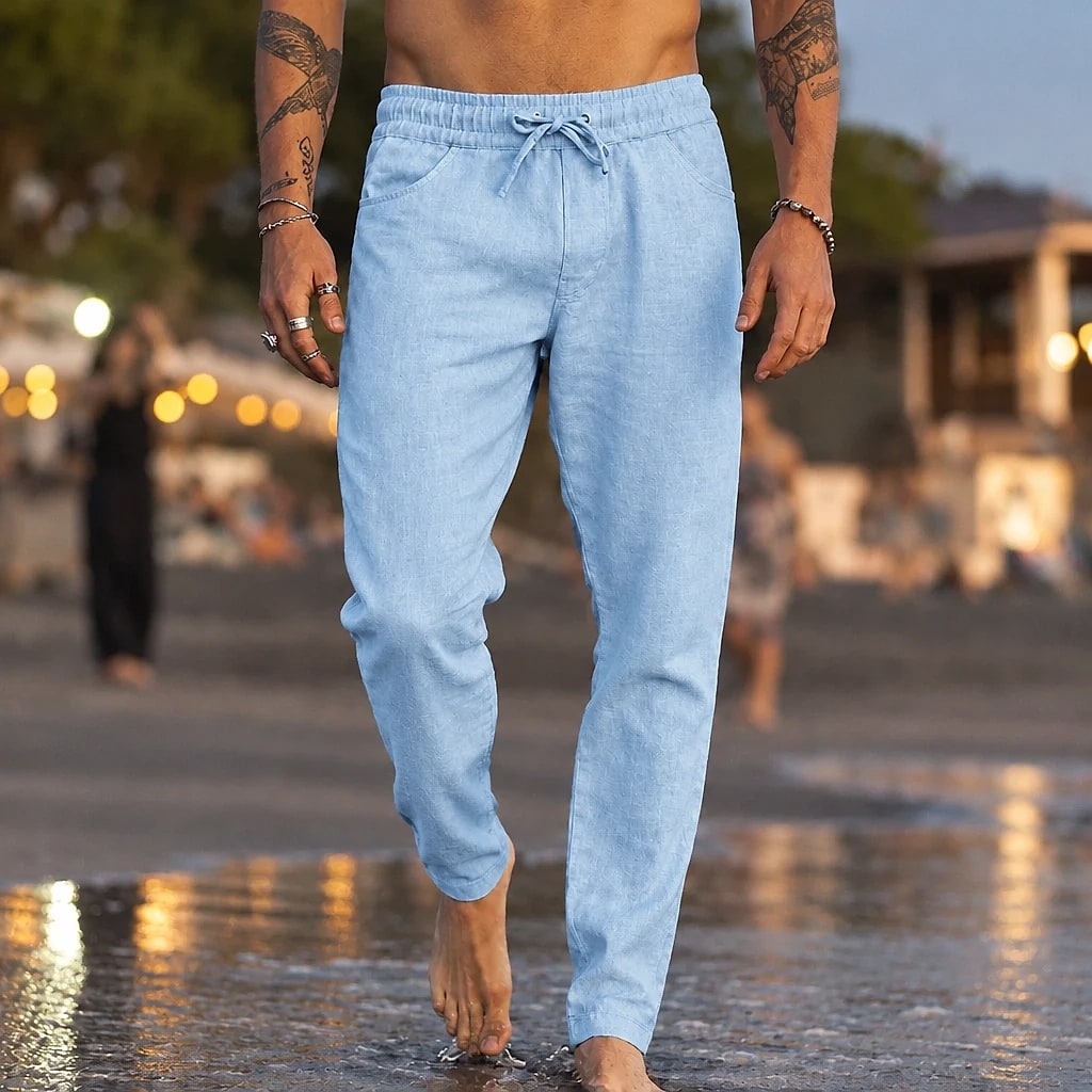 Solano – Pantalones de Lino Hombre