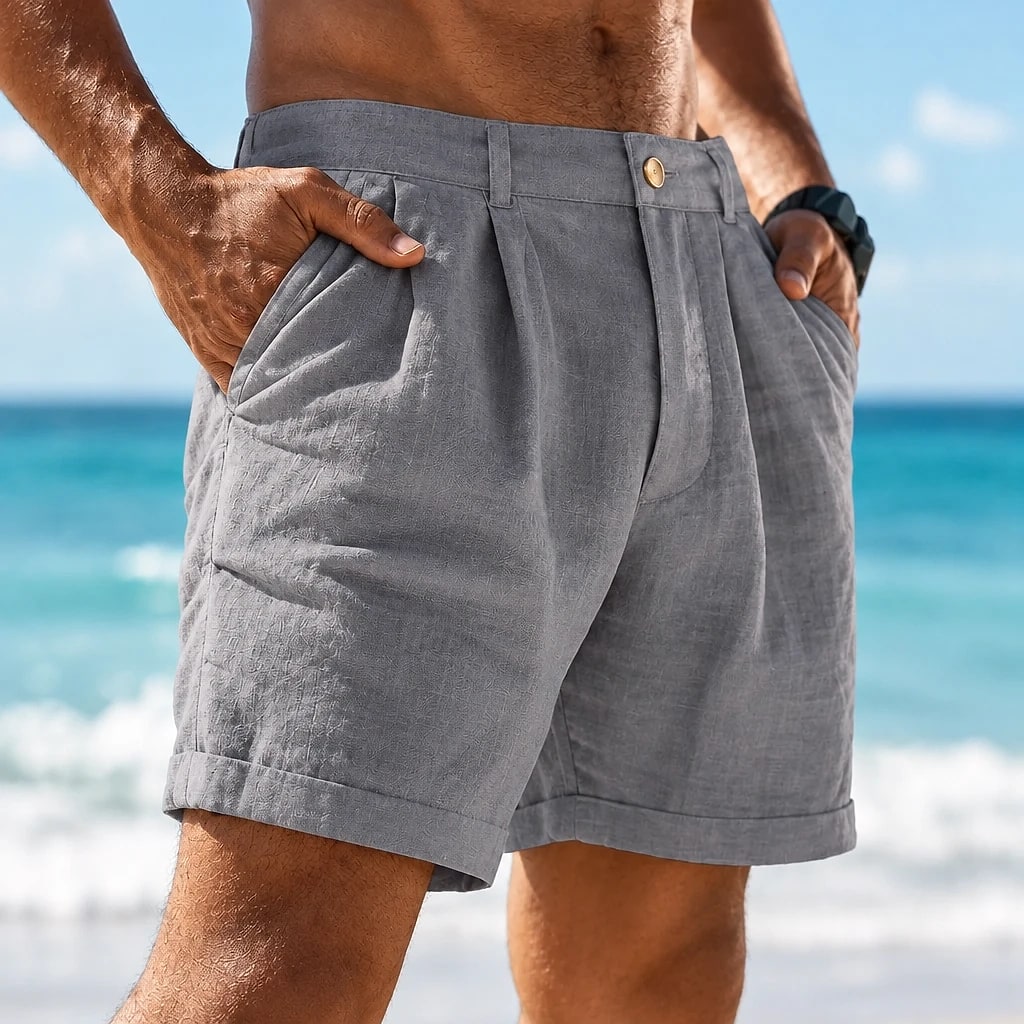 Solanu – Pantalones Cortos de Lino