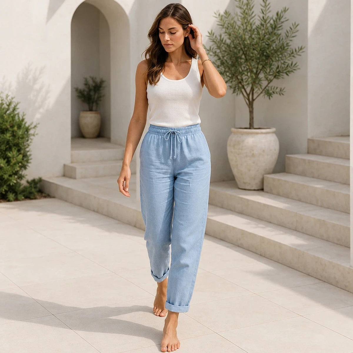 Solara – Pantalones Holgados Mujer