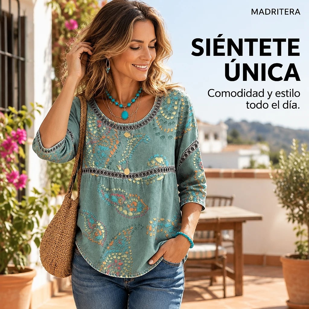 Soleira – Blusa Bohemia Estampada